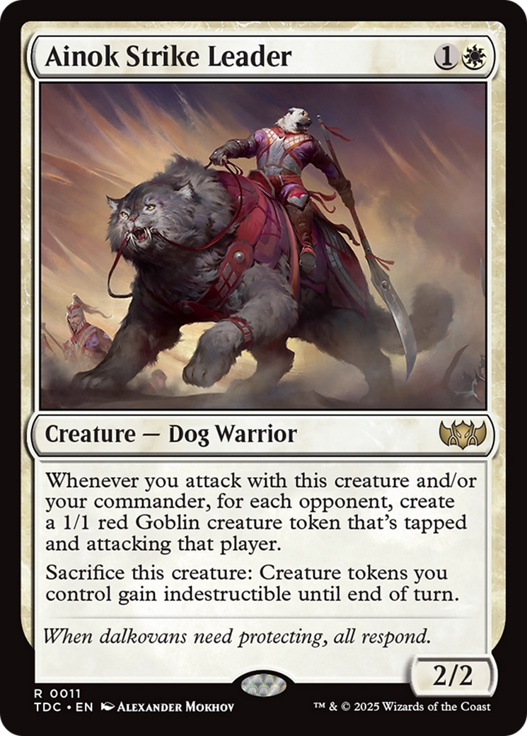 Ainok Strike Leader [Tarkir: Dragonstorm Commander] | Empire Gaming NC