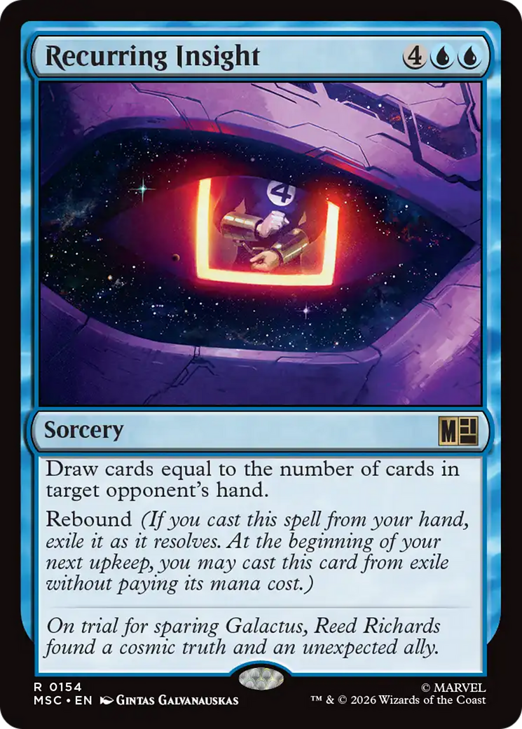 Recurring Insight (Surge Foil) [Marvel Super Heroes Commander] | Empire Gaming NC