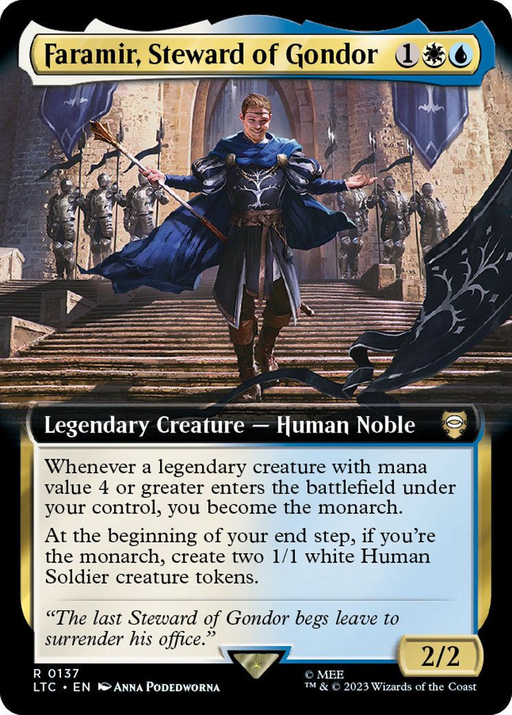 Faramir, Steward of Gondor (Extended Art) [The Lord of the Rings: Tales of Middle-Earth Commander] | Empire Gaming NC