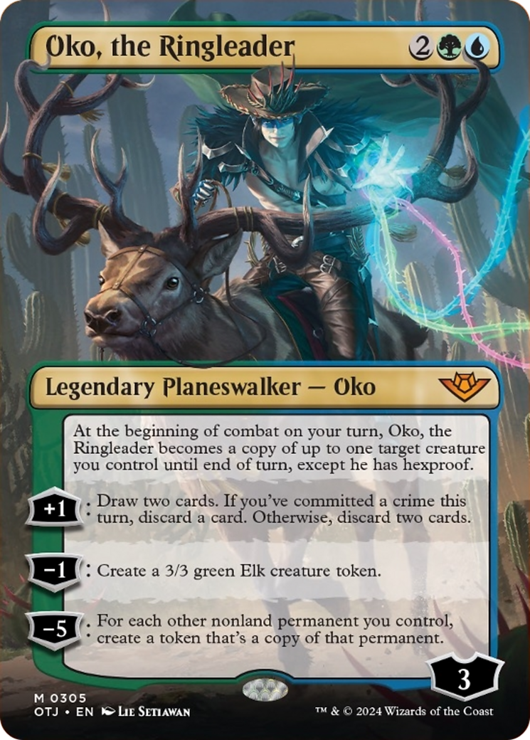 Oko, the Ringleader (Borderless) [Outlaws of Thunder Junction] | Empire Gaming NC