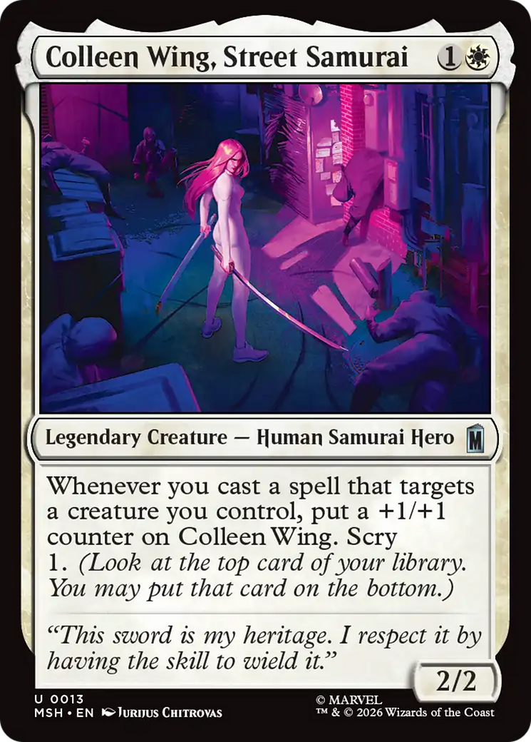 Colleen Wing, Street Samurai [Marvel Super Heroes] | Empire Gaming NC