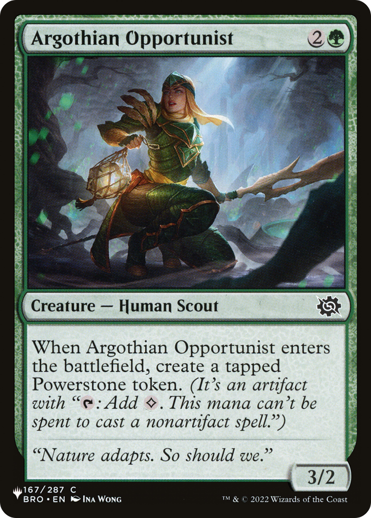 Argothian Opportunist [The List] | Empire Gaming NC