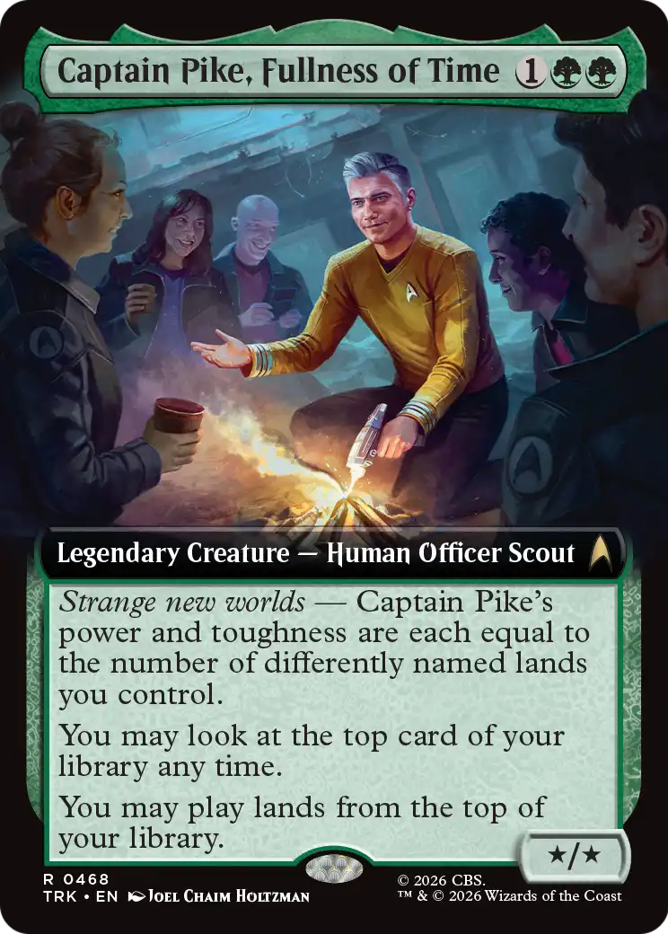 Captain Pike, Fullness of Time (Extended Art) [Star Trek] | Empire Gaming NC