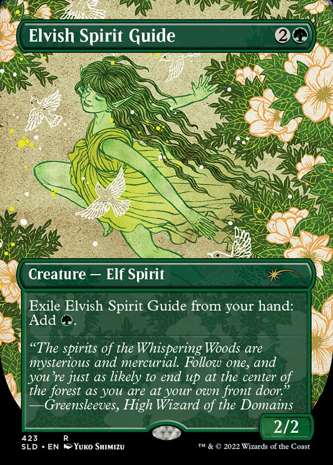 Elvish Spirit Guide (Borderless) [Secret Lair Drop Series] | Empire Gaming NC