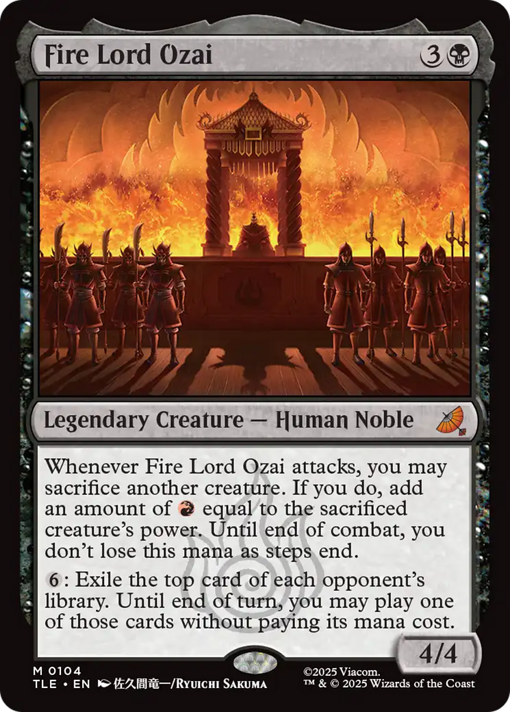 Fire Lord Ozai [Avatar: The Last Airbender: Eternal-Legal] | Empire Gaming NC