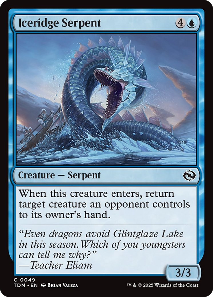 Iceridge Serpent [Tarkir: Dragonstorm] | Empire Gaming NC