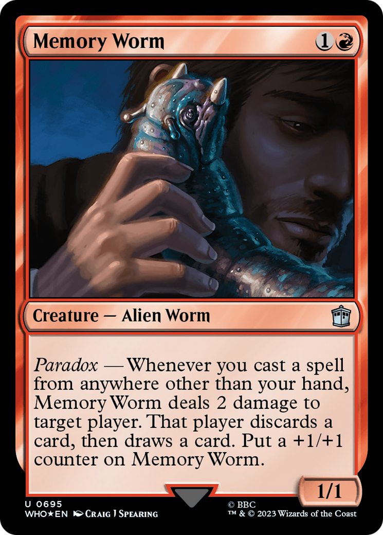 Memory Worm (Surge Foil) [Doctor Who] | Empire Gaming NC