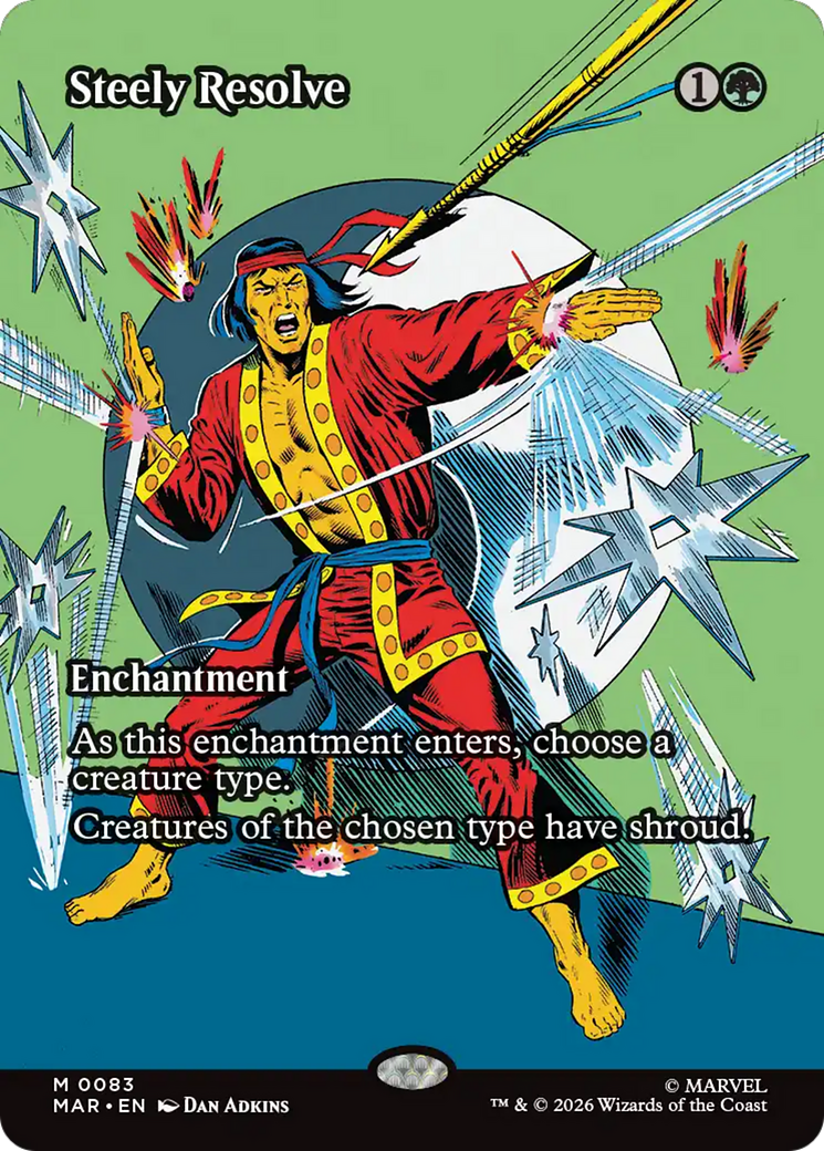 Steely Resolve (Borderless) [Marvel Universe: Eternal-Legal] | Empire Gaming NC
