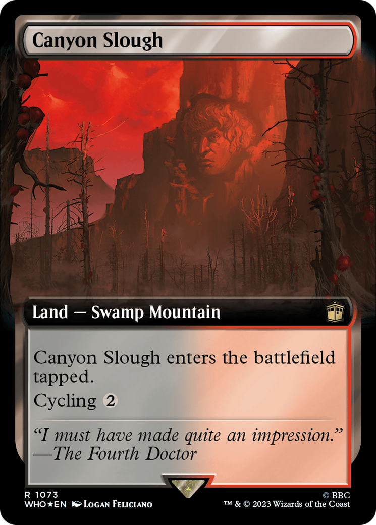 Canyon Slough (Extended Art) (Surge Foil) [Doctor Who] | Empire Gaming NC