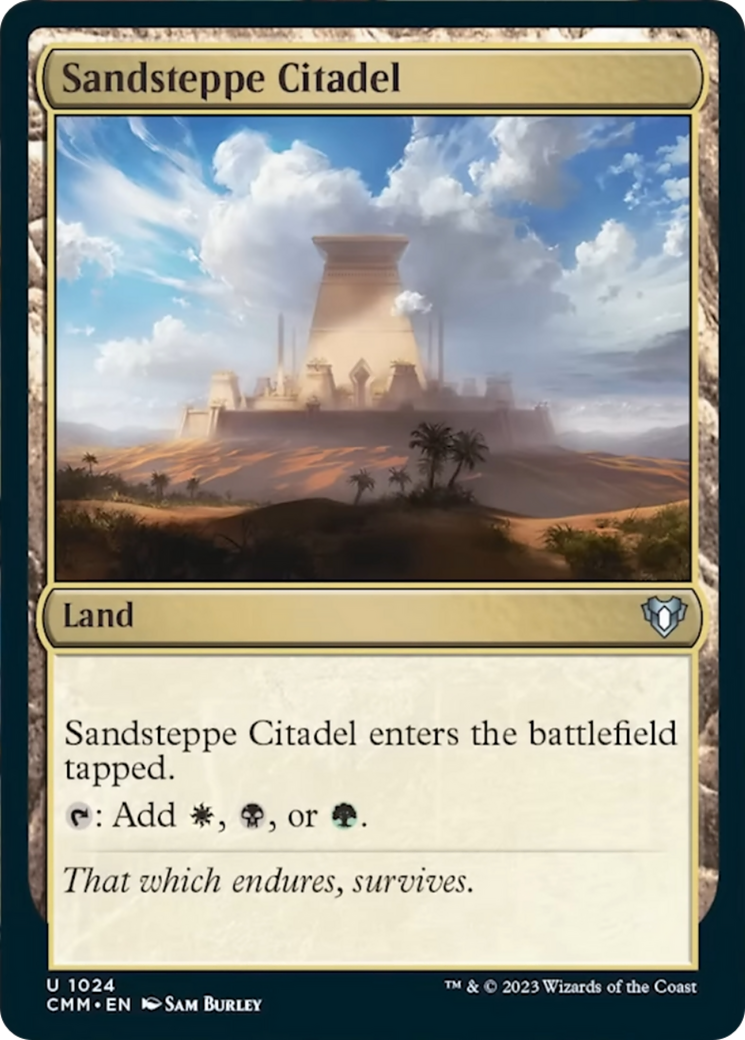 Sandsteppe Citadel [Commander Masters] | Empire Gaming NC