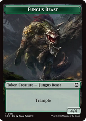 Goat // Fungus Beast Double-Sided Token [Secrets of Strixhaven Commander Tokens] | Empire Gaming NC