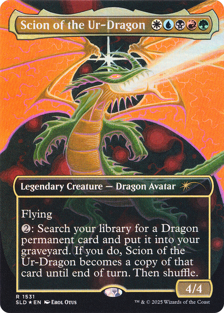 Scion of the Ur-Dragon (Rainbow Foil) [Secret Lair Drop Series] | Empire Gaming NC