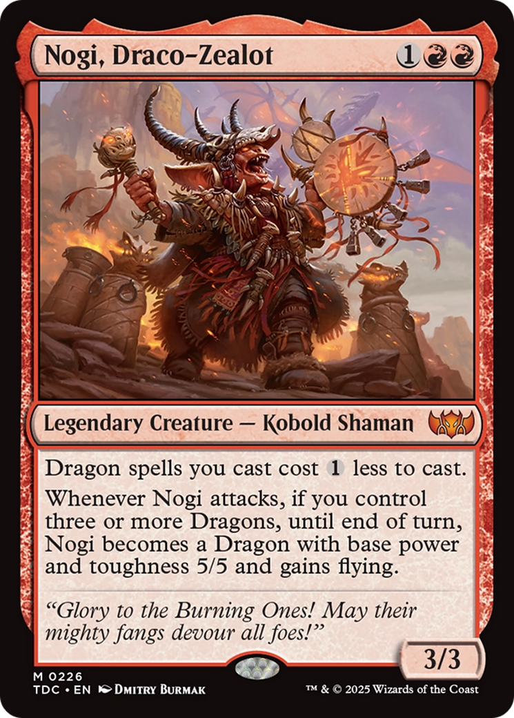 Nogi, Draco-Zealot [Tarkir: Dragonstorm Commander] | Empire Gaming NC