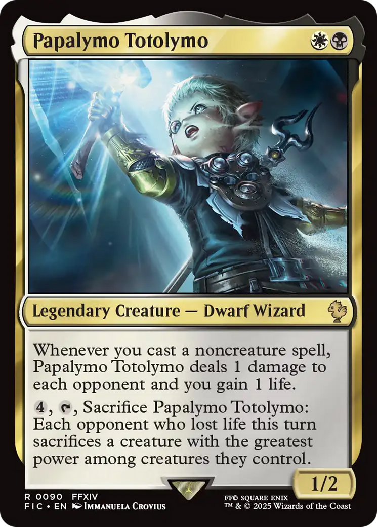 Papalymo Totolymo [FINAL FANTASY Commander] | Empire Gaming NC