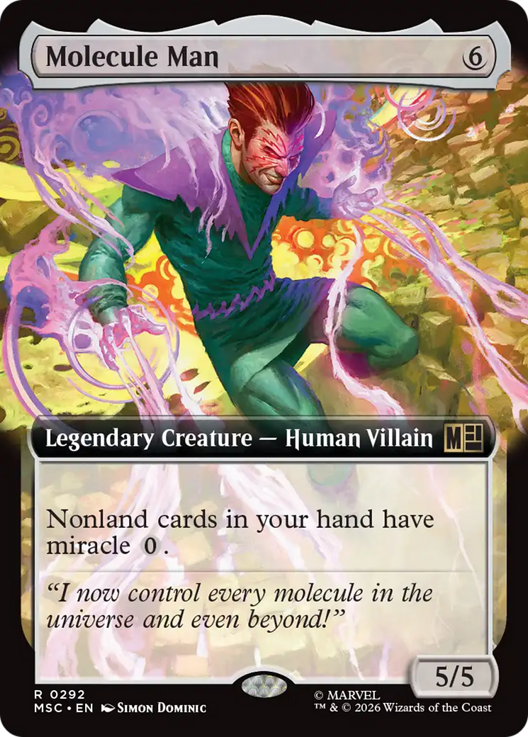 Molecule Man (Extended Art) [Marvel Super Heroes Commander] | Empire Gaming NC