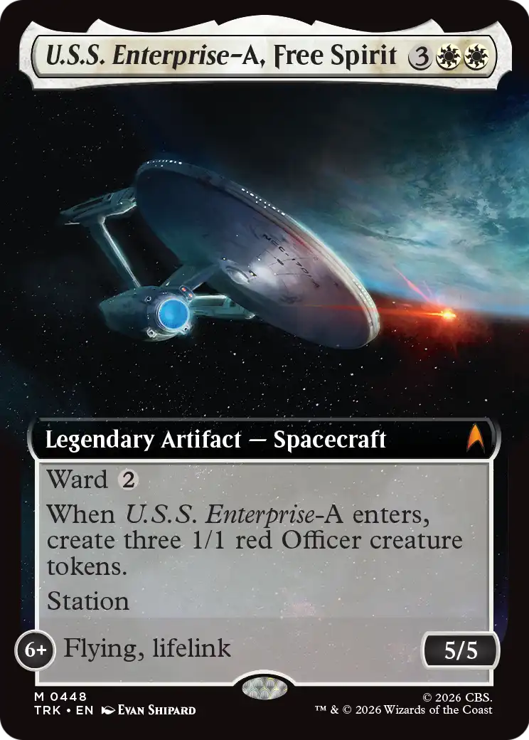 U.S.S. Enterprise-A, Free Spirit (Extended Art) [Star Trek] | Empire Gaming NC