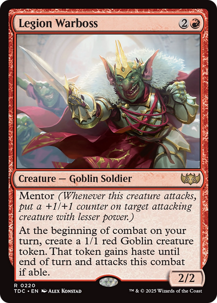 Legion Warboss [Tarkir: Dragonstorm Commander] | Empire Gaming NC