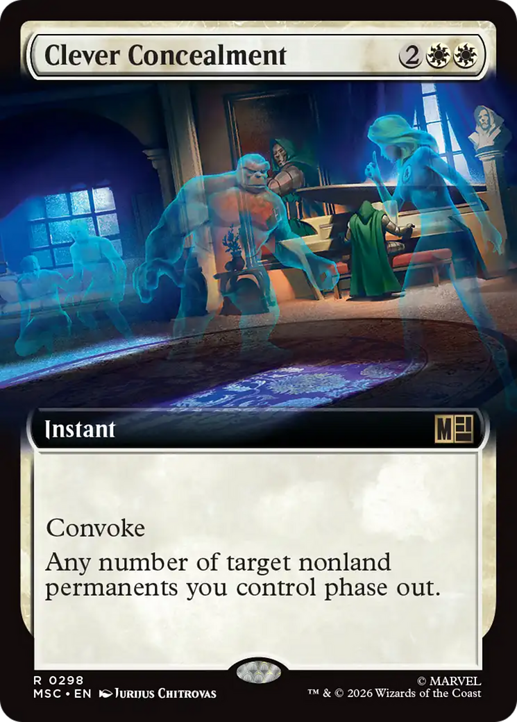 Clever Concealment (Extended Art) [Marvel Super Heroes Commander] | Empire Gaming NC