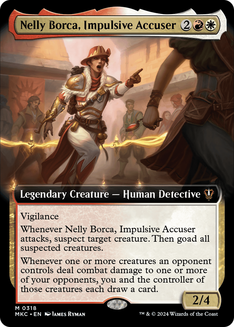 Nelly Borca, Impulsive Accuser (Extended Art) [Murders at Karlov Manor Commander] | Empire Gaming NC