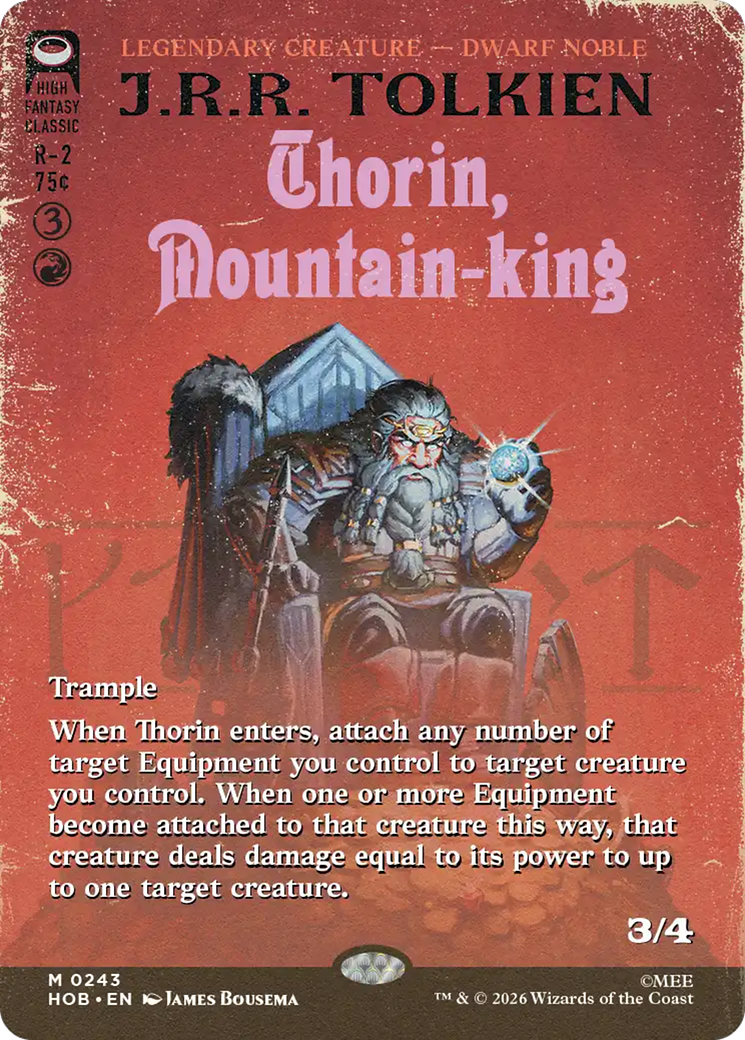 Thorin, Mountain-king (Borderless) [The Hobbit] | Empire Gaming NC