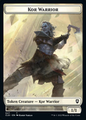 Kor Warrior // Treasure Double-Sided Token [Commander Legends: Battle for Baldur's Gate Tokens] | Empire Gaming NC