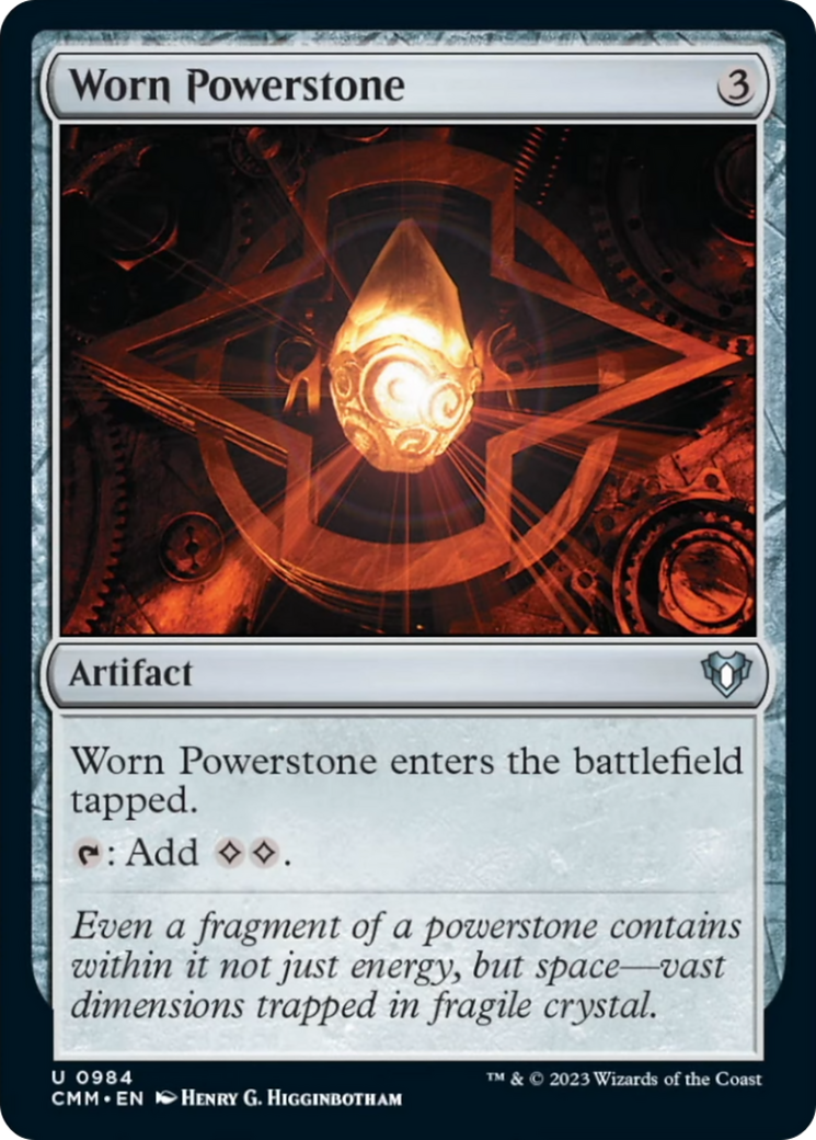 Worn Powerstone [Commander Masters] | Empire Gaming NC