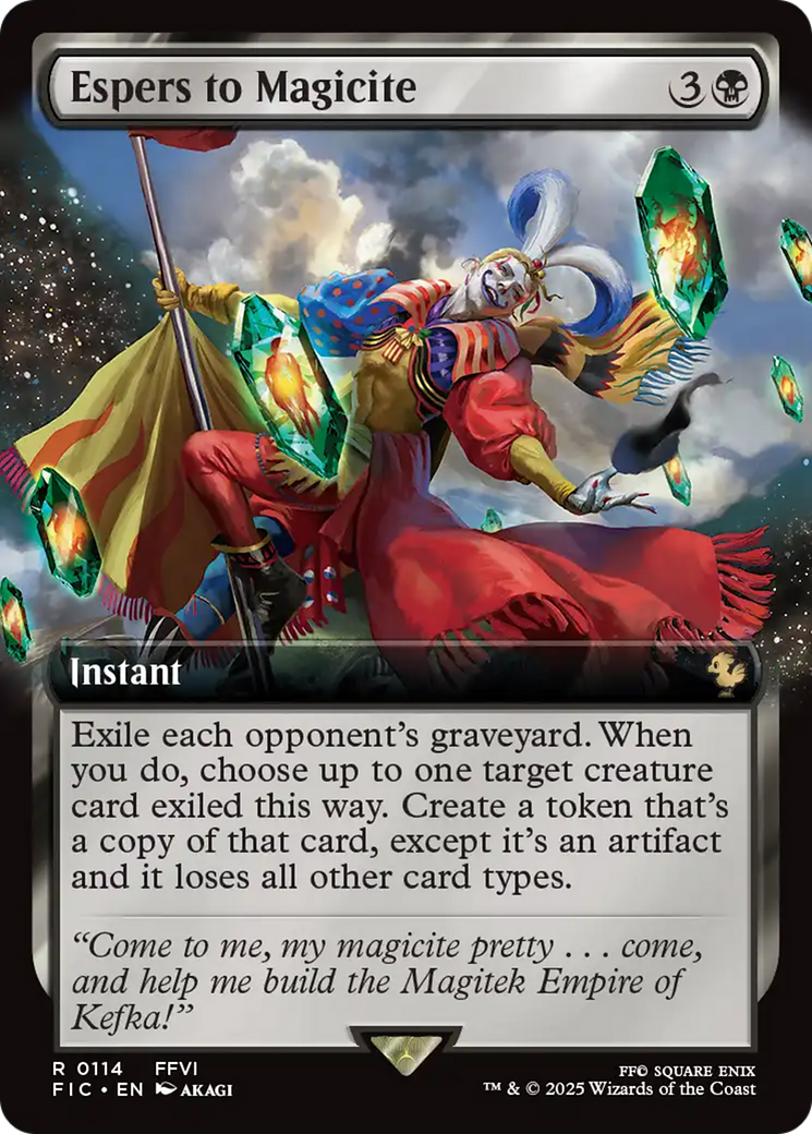 Espers to Magicite (Extended Art) [FINAL FANTASY Commander] | Empire Gaming NC