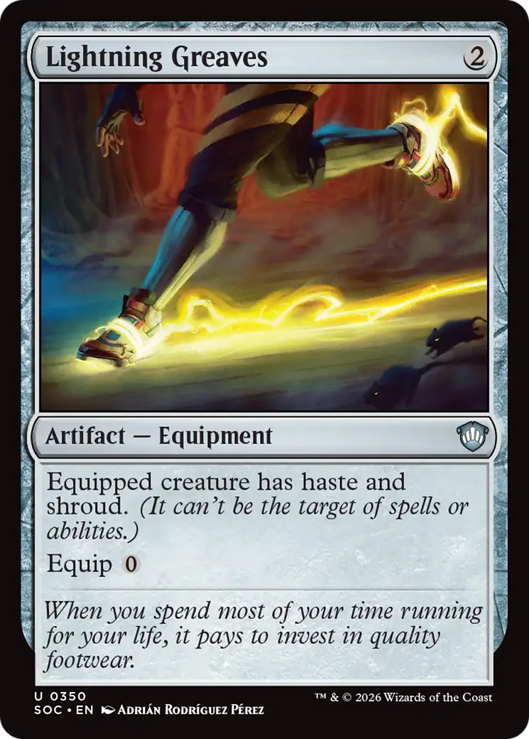Lightning Greaves [Secrets of Strixhaven Commander] | Empire Gaming NC