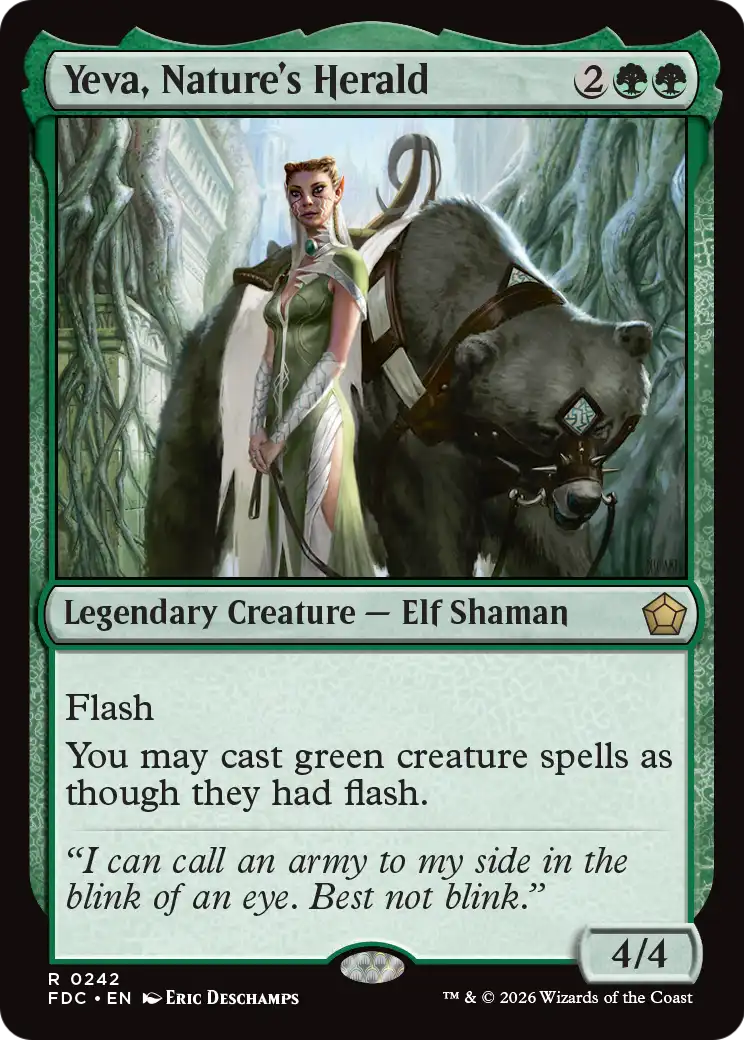 Yeva, Nature's Herald [Foundations Commander] | Empire Gaming NC