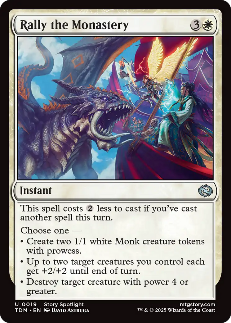 Rally the Monastery [Tarkir: Dragonstorm] | Empire Gaming NC