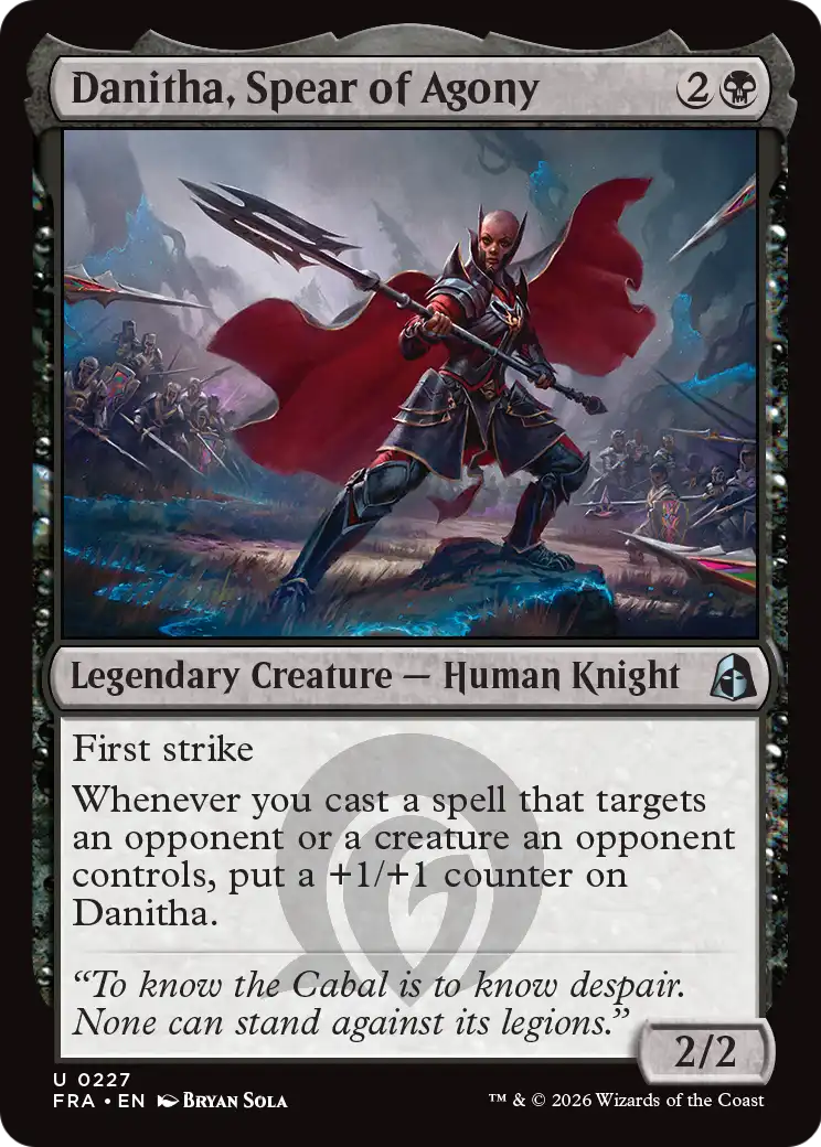 Danitha, Spear of Agony [Reality Fracture] | Empire Gaming NC