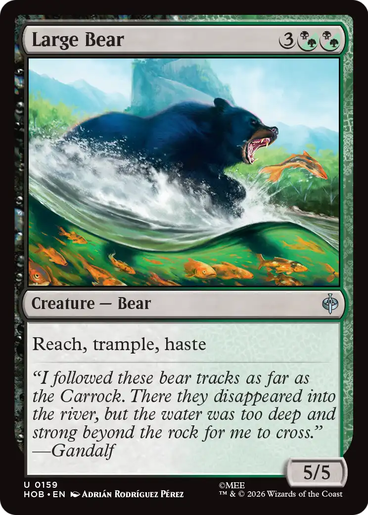 Large Bear [The Hobbit] | Empire Gaming NC