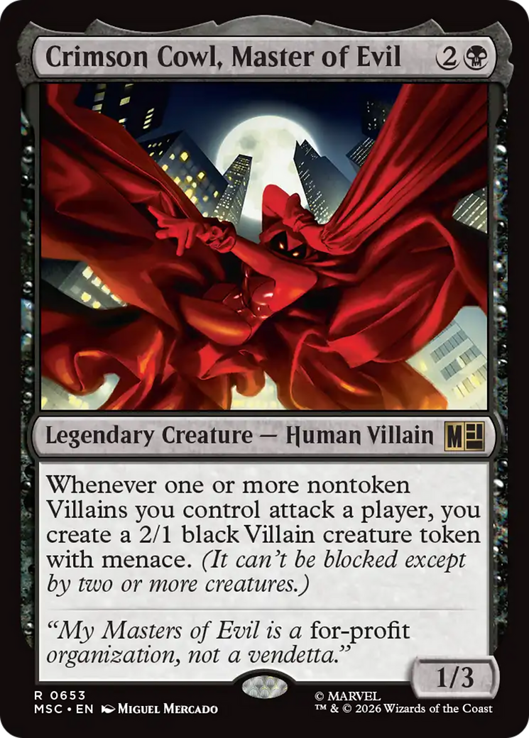 Crimson Cowl, Master of Evil [Marvel Super Heroes Commander] | Empire Gaming NC