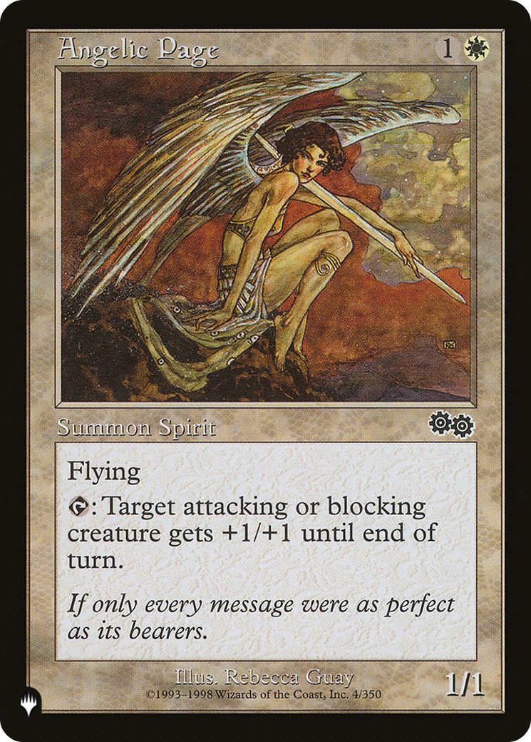 Angelic Page [The List Reprints] | Empire Gaming NC