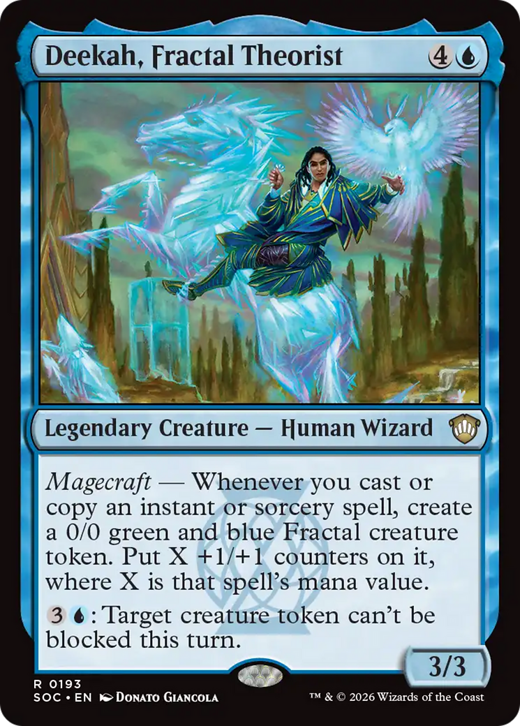 Deekah, Fractal Theorist [Secrets of Strixhaven Commander] | Empire Gaming NC