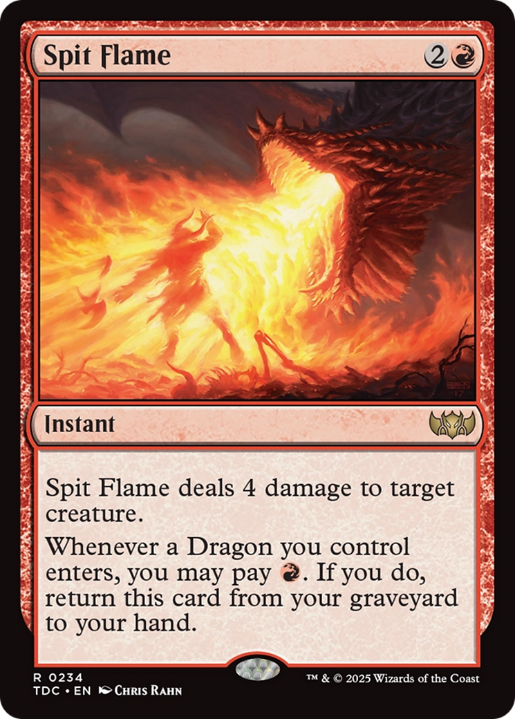 Spit Flame [Tarkir: Dragonstorm Commander] | Empire Gaming NC