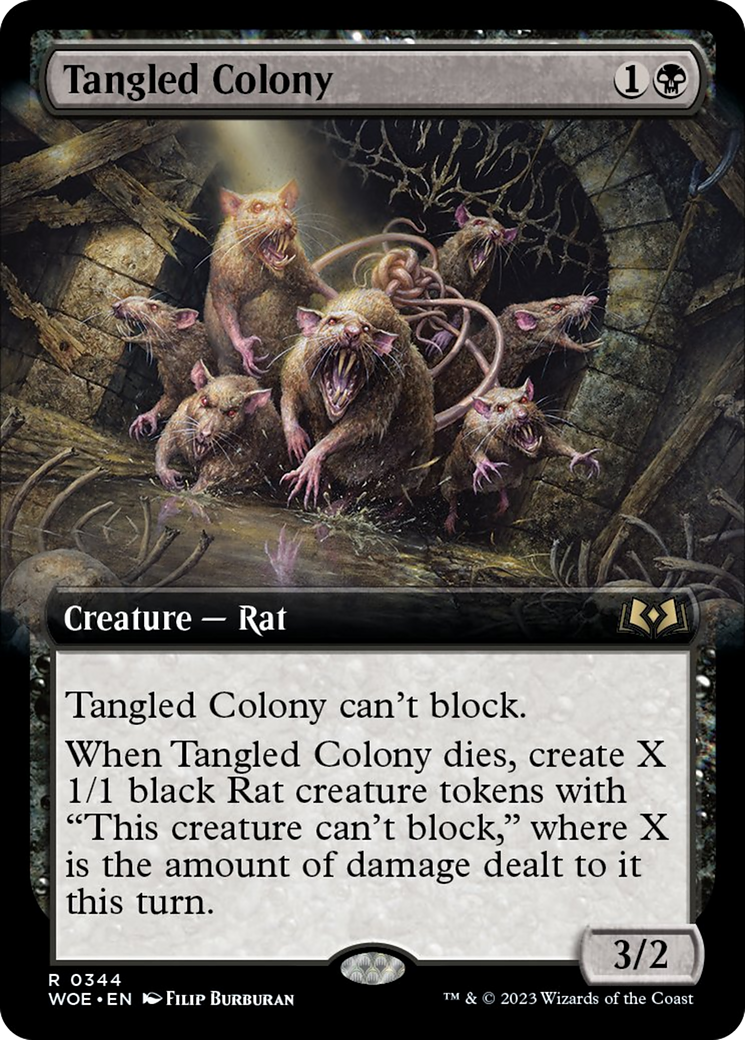 Tangled Colony (Extended Art) [Wilds of Eldraine] | Empire Gaming NC