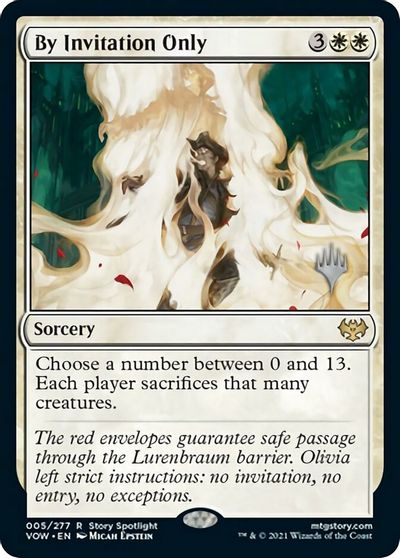 By Invitation Only (Promo Pack) [Innistrad: Crimson Vow Promos] | Empire Gaming NC