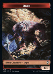 Boar // Ogre Double-Sided Token [Commander Legends: Battle for Baldur's Gate Tokens] | Empire Gaming NC