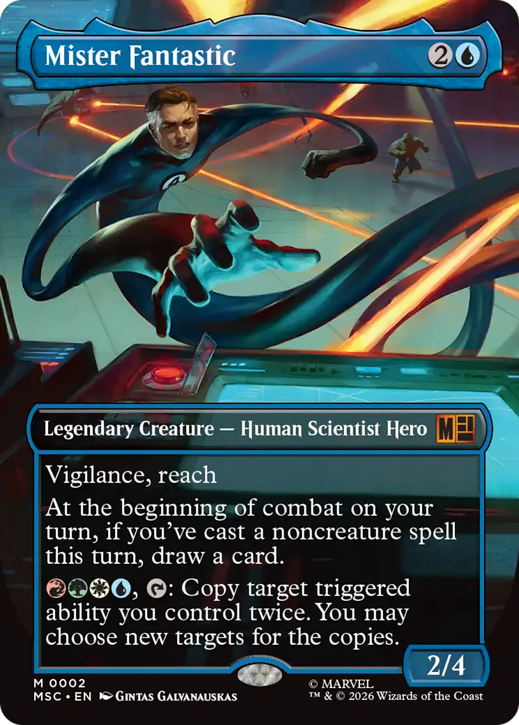 Mister Fantastic (Borderless) [Marvel Super Heroes Commander] | Empire Gaming NC