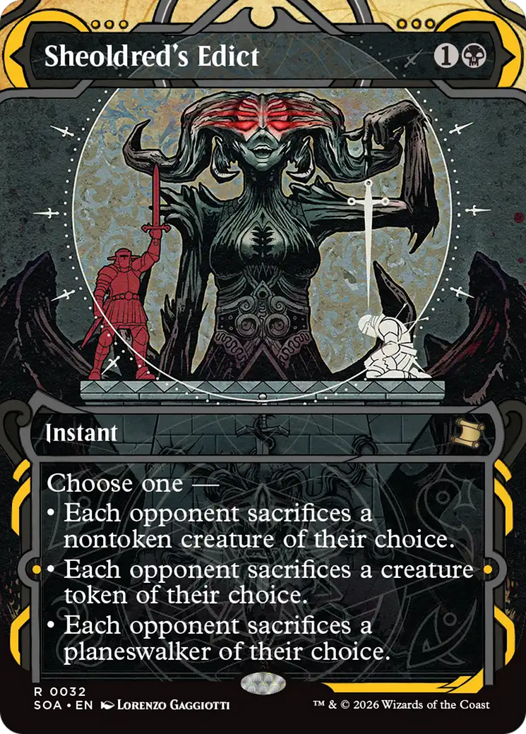 Sheoldred's Edict [Secrets of Strixhaven: Mystical Archive] | Empire Gaming NC