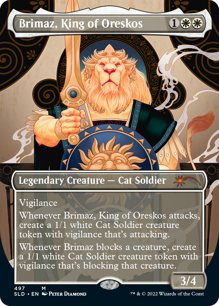 Brimaz, King of Oreskos (Borderless) [Secret Lair Drop Series] | Empire Gaming NC