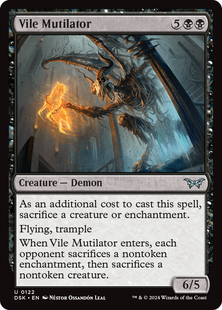 Vile Mutilator [Duskmourn: House of Horror] | Empire Gaming NC