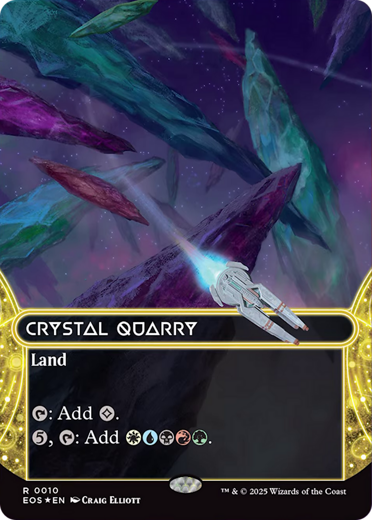 Crystal Quarry (0010) (Borderless) [Edge of Eternities: Stellar Sights] | Empire Gaming NC