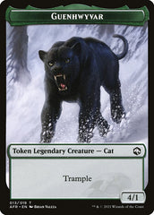 Wolf // Guenhwyvar Double-Sided Token [Dungeons & Dragons: Adventures in the Forgotten Realms Tokens] | Empire Gaming NC