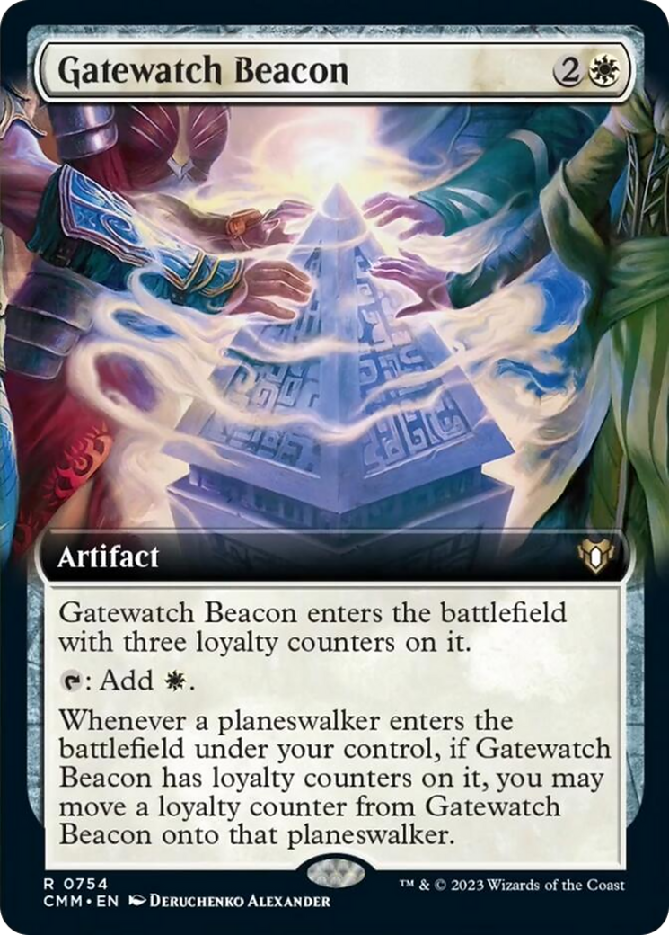 Gatewatch Beacon (Extended Art) [Commander Masters] | Empire Gaming NC