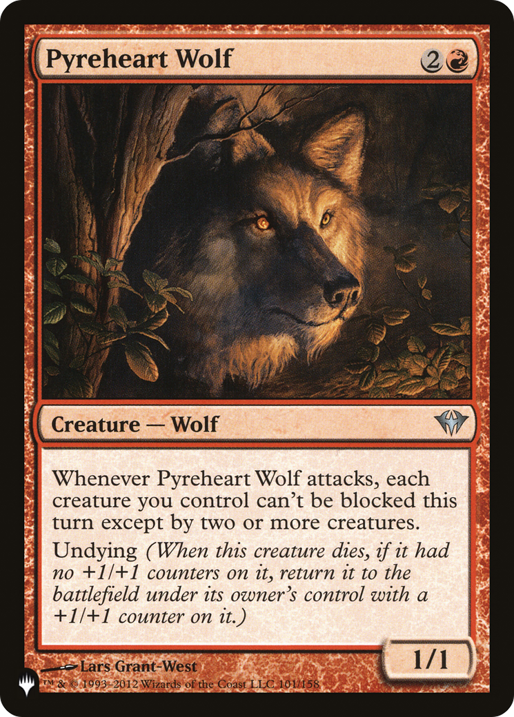 Pyreheart Wolf [The List] | Empire Gaming NC
