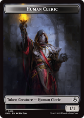 Demon // Human Cleric Double-Sided Token [Innistrad Remastered Tokens] | Empire Gaming NC