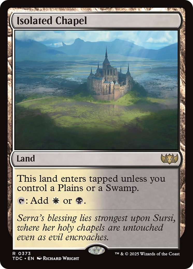 Isolated Chapel [Tarkir: Dragonstorm Commander] | Empire Gaming NC