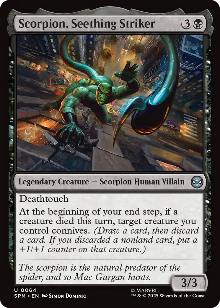 Scorpion, Seething Striker [Marvel's Spider-Man] | Empire Gaming NC